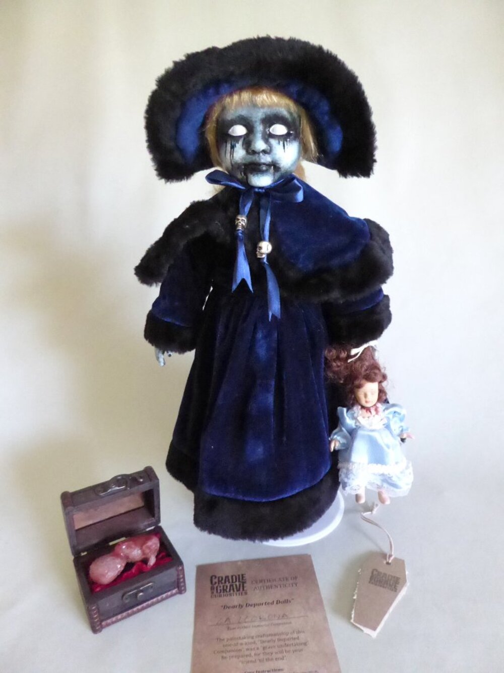 OOAK 16” LA LLORONA HORROR EVIL UNDEAD GHOST PORCELAIN DOLL PROP ODDITY